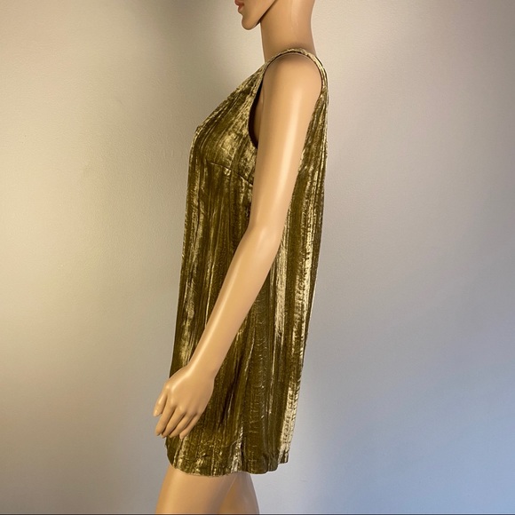 NEW FRENCH CONNECTION VELVET MINI DRESS - Picture 4 of 8